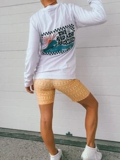 The Rad & The Reckless Checkerboard L/S Tee - Unisex Adults -Salty Shreds image 01f7f115 e328 4aaf 917a ee9115c5eb33
