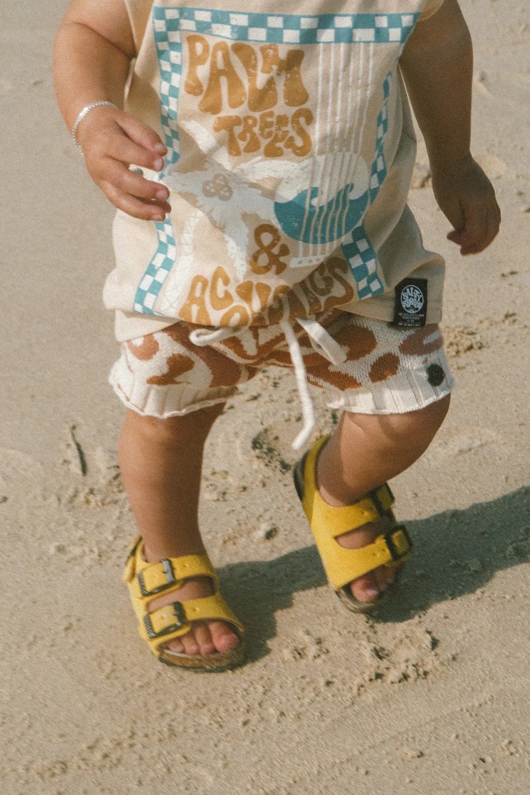 Salty Wave Sandals- Mellow Yellow