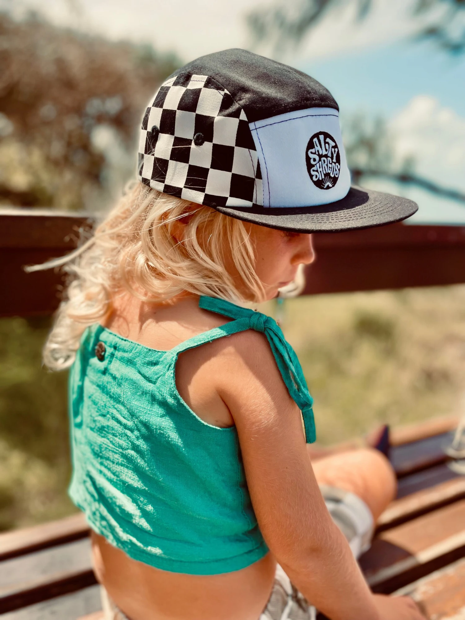 Checkerboard 5 Panel Snapback 4 Checkerboard 5 Panel Snapback - Image 2