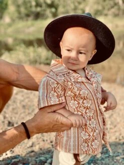 Summer Dreamin Linen Button Shirt- Groms -Salty Shreds image 1bc06a7f 497e 4297 b405 0a93984f07e5