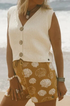 Sandy Shells Knit Short - Ladies -Salty Shreds image 229644fc 4044 4dcf b73e 31998440cdb6 1