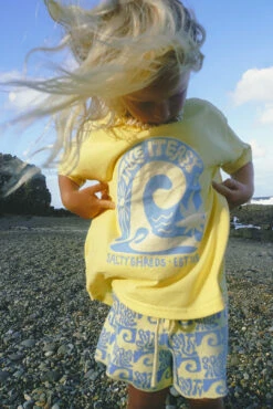 Salty Shreds Endless Waves Organic Knit Short - Blue Yellow - Groms 11 Salty Shreds Endless Waves Organic Knit Short - Blue Yellow - Groms -Salty Shreds image 248e9763 17a1 4f28 872b 690e6581ad01