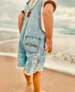 Vintage Denim Wave Overalls - Groms -Salty Shreds image 252730f6 a265 4681 9e5d a49d666f8938