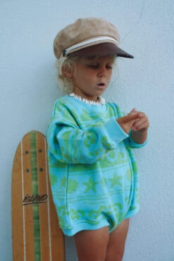 Under The Sea French Terry L/s Jumpsuit