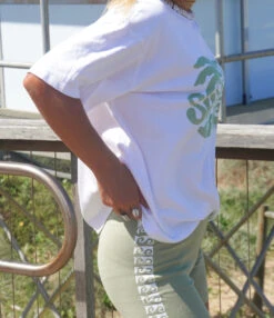 Lethat Shitgo Organic Oversized Green Print Statement Tee - Ladies -Salty Shreds image 27281df4 bf85 44a3 bd3a 2c1fca64bf82 1