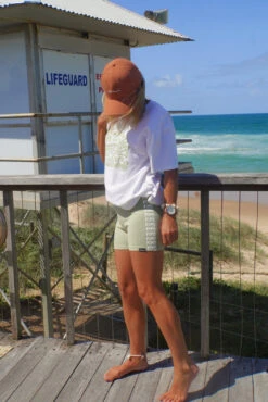 California Ribbed Bike Short - Ladies -Salty Shreds image 2aa73bb2 d82c 43af b92e f631bdb4daab 1