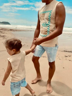 Palms Trees & Acoustics Fade Out Mens Tank -Salty Shreds image 3b385c1b cace 48ef 89bf fd075e01dd02