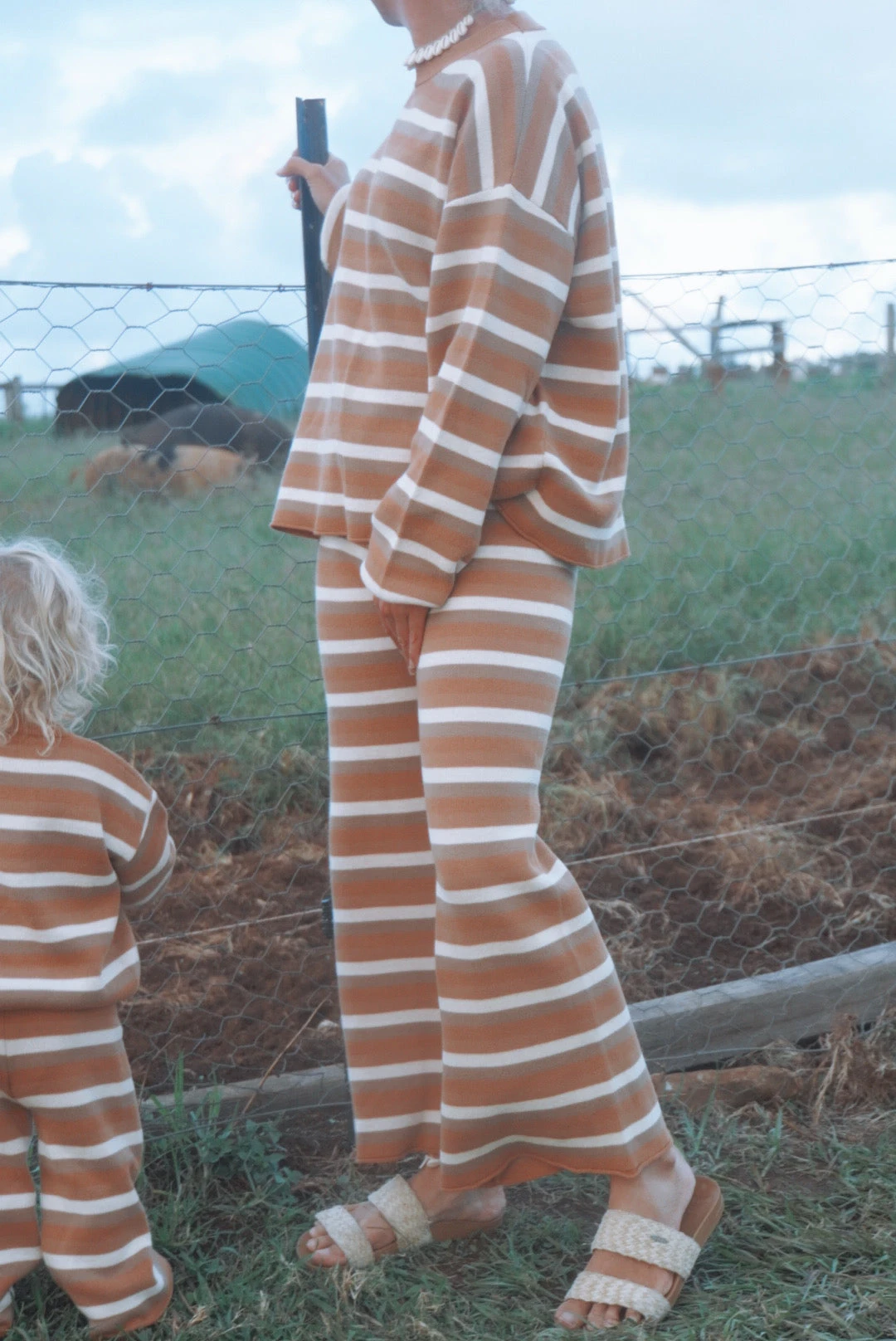 Coastal Striped Organic Knit Pant - Ladies 8 Coastal Striped Organic Knit Pant - Ladies - Image 7