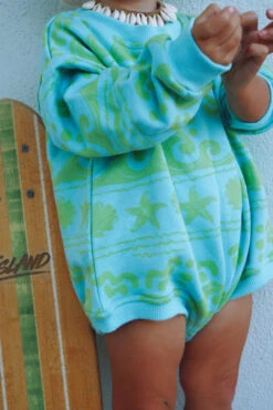 Under The Sea French Terry L/s Jumpsuit -Salty Shreds image 3e2300ad 38c6 4140 b6d0 778a06042ed7 1