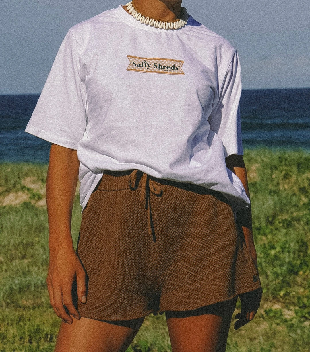 Lazy Summer Ladies Knit Short - Coconut 7 Lazy Summer Ladies Knit Short - Coconut - Image 5