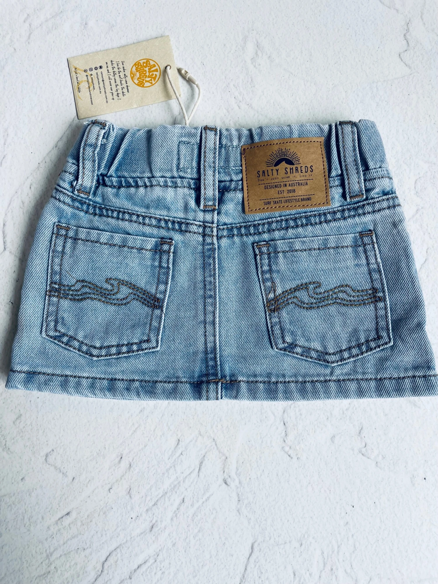 Wave Rider Denim Skirt 10 Wave Rider Denim Skirt - Image 8