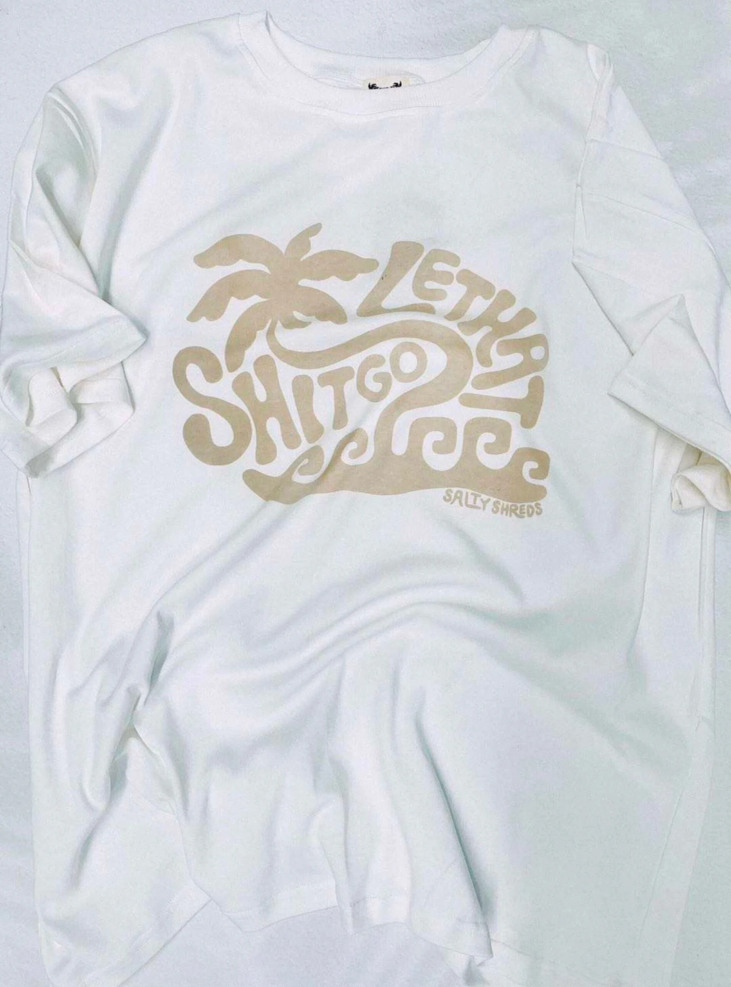 Lethat Shitgo Organic Oversized Statement Tee - Ladies 5 Lethat Shitgo Organic Oversized Statement Tee - Ladies - Image 3