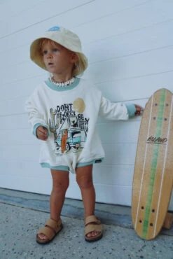 Don't Worry, Be Happy Retro French Terry L/s Jumpsuit 10 Don't Worry, Be Happy Retro French Terry L/s Jumpsuit -Salty Shreds image 4f3261cf f93b 431a 9626 55970cfd4a29 1