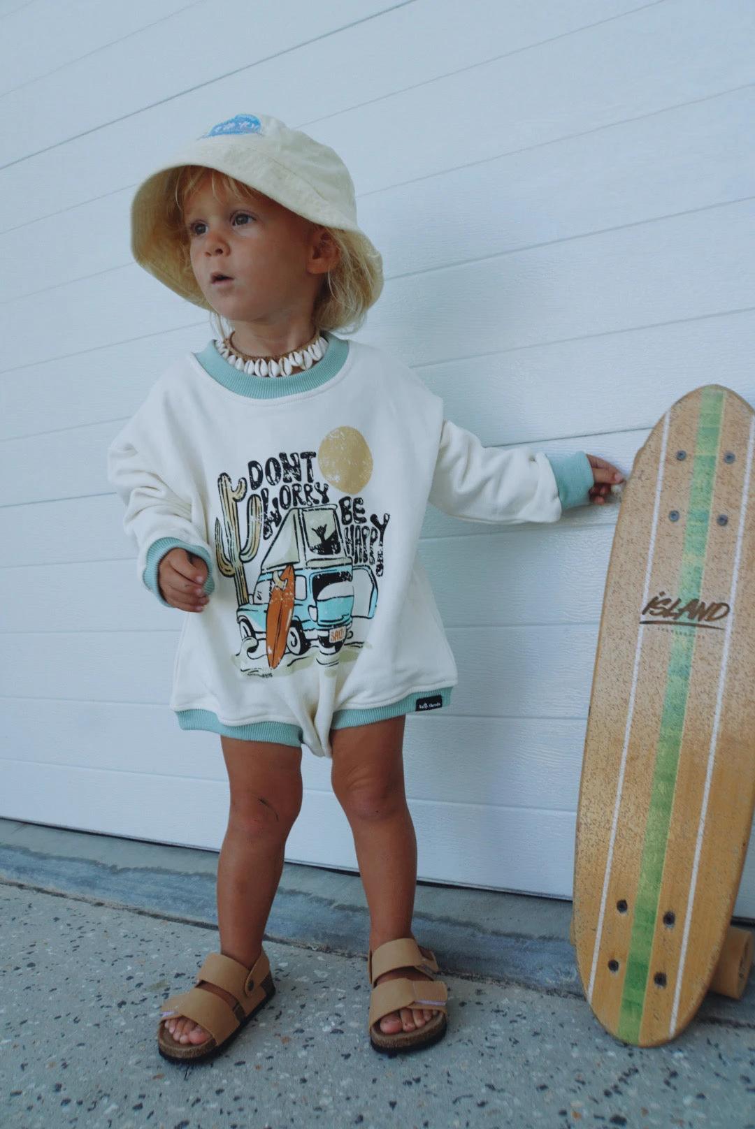 Don't Worry, Be Happy Retro French Terry L/s Jumpsuit 6 Don't Worry, Be Happy Retro French Terry L/s Jumpsuit - Image 4