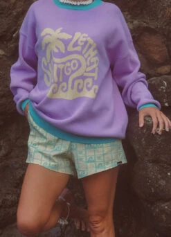 SS Beach Club Patterned Twill Short - Multi Tone - Ladies