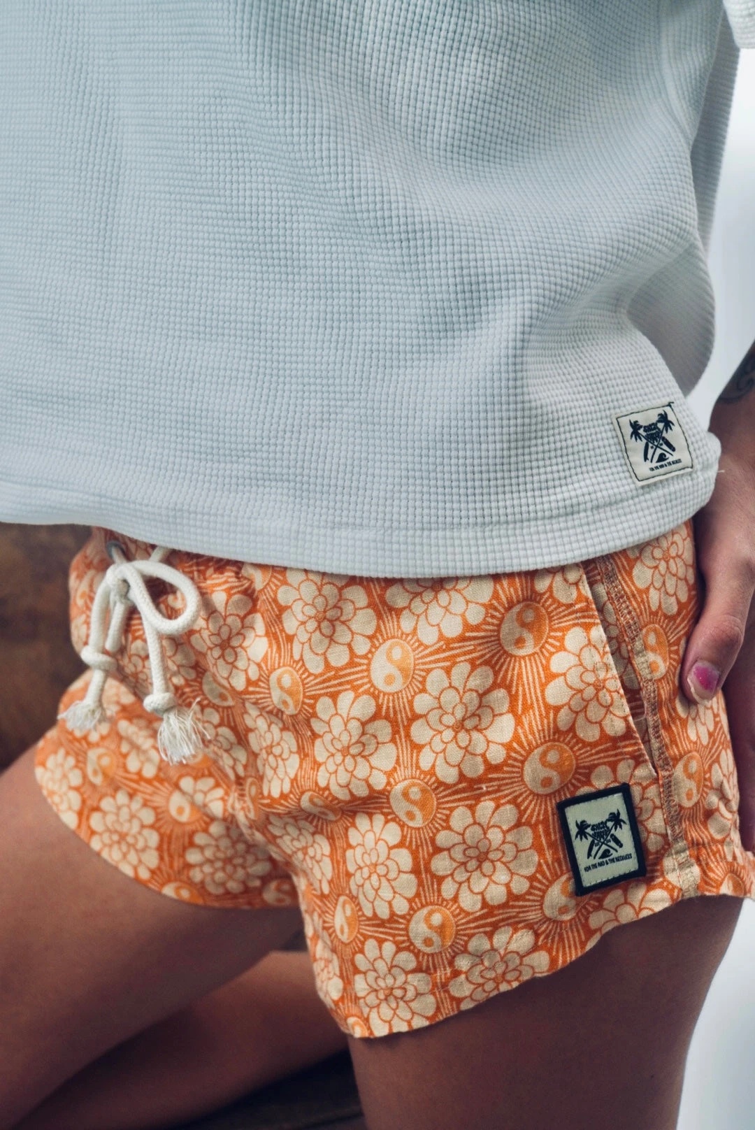 Minimalist Relaxed Waffle Tee - Ladies 9 Minimalist Relaxed Waffle Tee - Ladies - Image 7