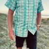 Desert Dreamin Linen Button Shirt- Mens -Salty Shreds image 54c1d4a5 4b56 4da3 8600 707543b2b456