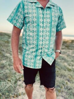 Desert Dreamin Linen Button Shirt- Mens