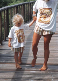 My Sisters Keeper Organic 70's Stripe Short - Ladies -Salty Shreds image 5bc52bc4 b070 4c65 9062 97e66be59b2b