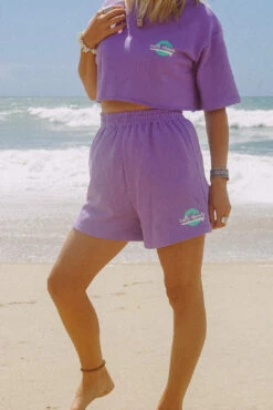 SS Logo Summer Lounge Crop Tee - Ladies -Salty Shreds image 6093de4a 8c84 41a9 8581 fae5e5e2a609