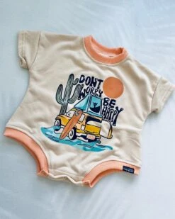 Don't Worry Be Happy -French Terry Jumpsuit -Salty Shreds image 67cba0e1 0702 43a5 b16e 0dd093fe9f1a