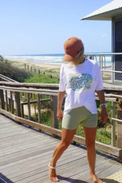 California Ribbed Bike Short - Ladies -Salty Shreds image 6c96e1d2 57f4 4efc b5d1 fc4c2620c63c 1