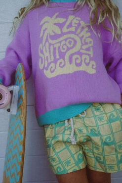 SS Beach Club Patterned Twill Short - Multi Tone - Groms