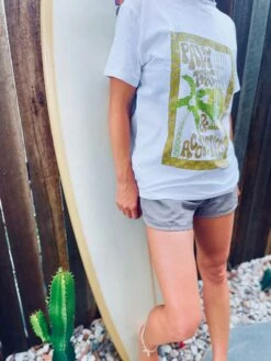 Palm Trees & Acoustics Fade Out Ladies Tee -Salty Shreds image 702e0c24 7ef5 4dd3 b385 2fc781d5a281