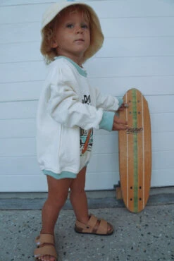 Don't Worry, Be Happy Retro French Terry L/s Jumpsuit 9 Don't Worry, Be Happy Retro French Terry L/s Jumpsuit -Salty Shreds image 746efe80 2da7 415a 9cdb 99eaa8007cd6 1