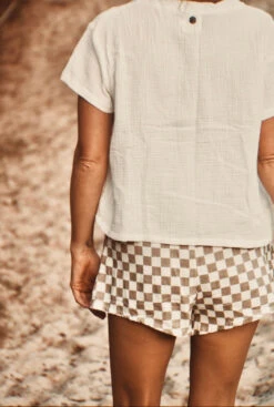 Beach Days Muslin Tee - Ladies