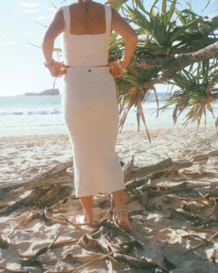 Summer Knitted Organic Crop - Cream - Ladies -Salty Shreds image 78a0900c e083 4078 9c82 53a20cbfd669