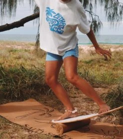 SS Beach Club Surf Trainer - Curvature Retro Blue -Salty Shreds image 792da581 1b70 4676 b6b3 5cba703d33bb