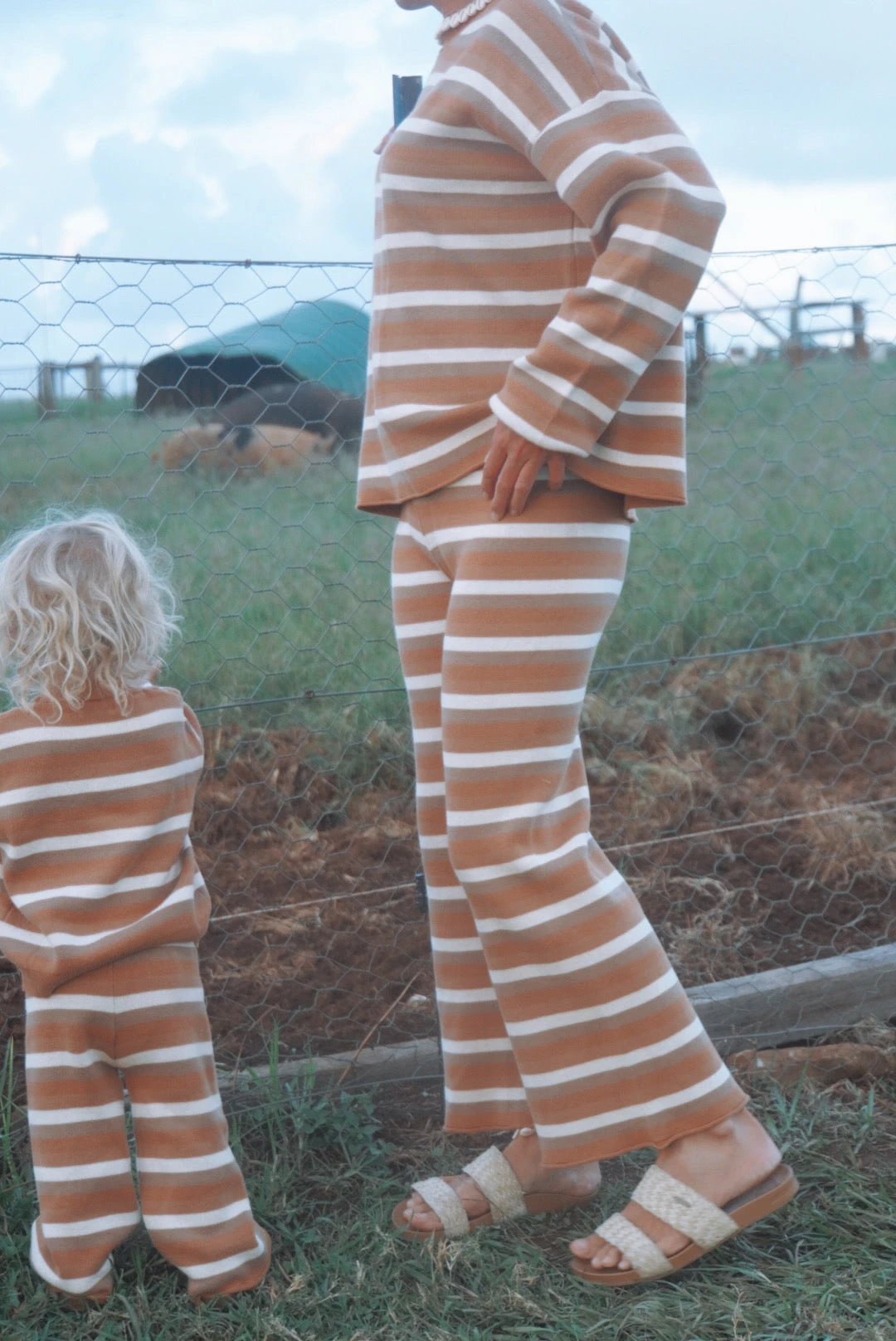 Coastal Striped Organic Knit Pant - Ladies 4 Coastal Striped Organic Knit Pant - Ladies - Image 3