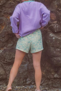 SS Beach Club Patterned Twill Short - Multi Tone - Ladies -Salty Shreds image 867ca41d 89ed 44e8 9bac 8f933b96022c