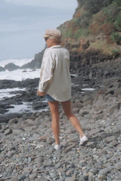 Coastal Cord Button Shirt - Ladies -Salty Shreds image 8e3a7823 2b6c 4a66 b77a ec63a0c5d4e8 1