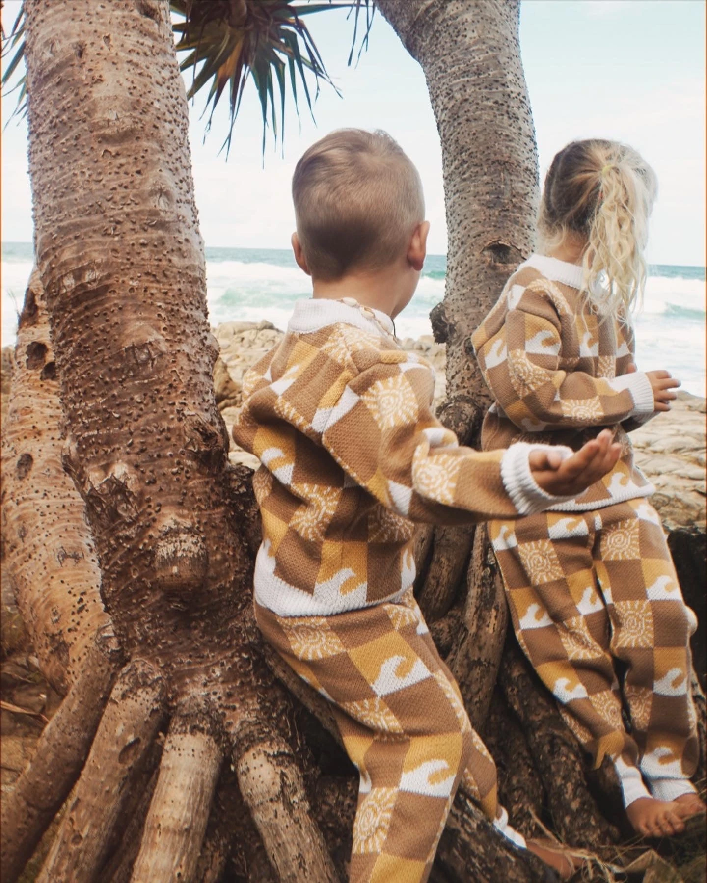 Sunshine & Swells Checkerboard Knit Pant 6 Sunshine & Swells Checkerboard Knit Pant - Image 4