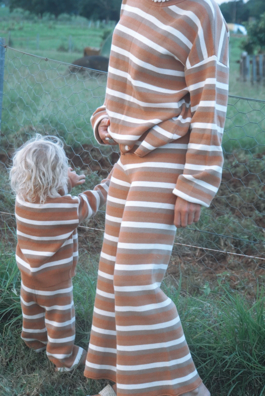 Coastal Striped Organic Knit Pant - Ladies 3 Coastal Striped Organic Knit Pant - Ladies - Image 2