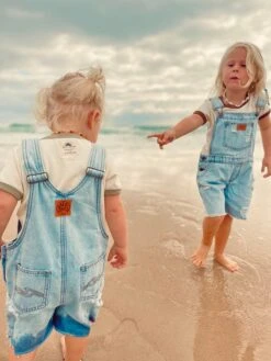 Vintage Denim Wave Overalls - Groms -Salty Shreds image 99813b60 1bcd 41a7 9140 728be49da1e2