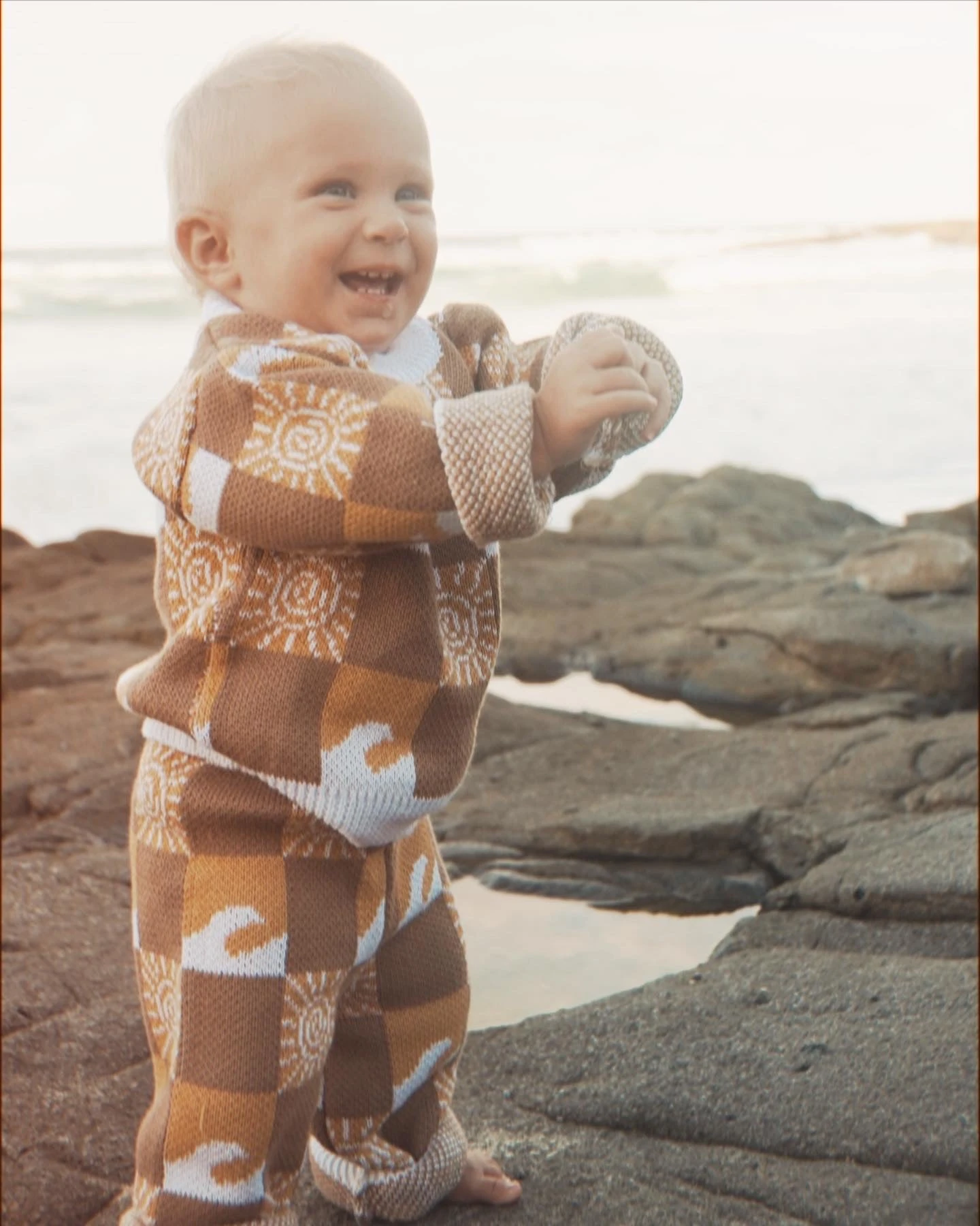 Sunshine & Swells Checkerboard Knit Pant 4 Sunshine & Swells Checkerboard Knit Pant - Image 2