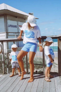 Lethat Shitgo Organic Oversized Blue Print Statement Tee - Ladies -Salty Shreds image a495c87b 6c35 4b87 b1b3 a2a620a089b9 1