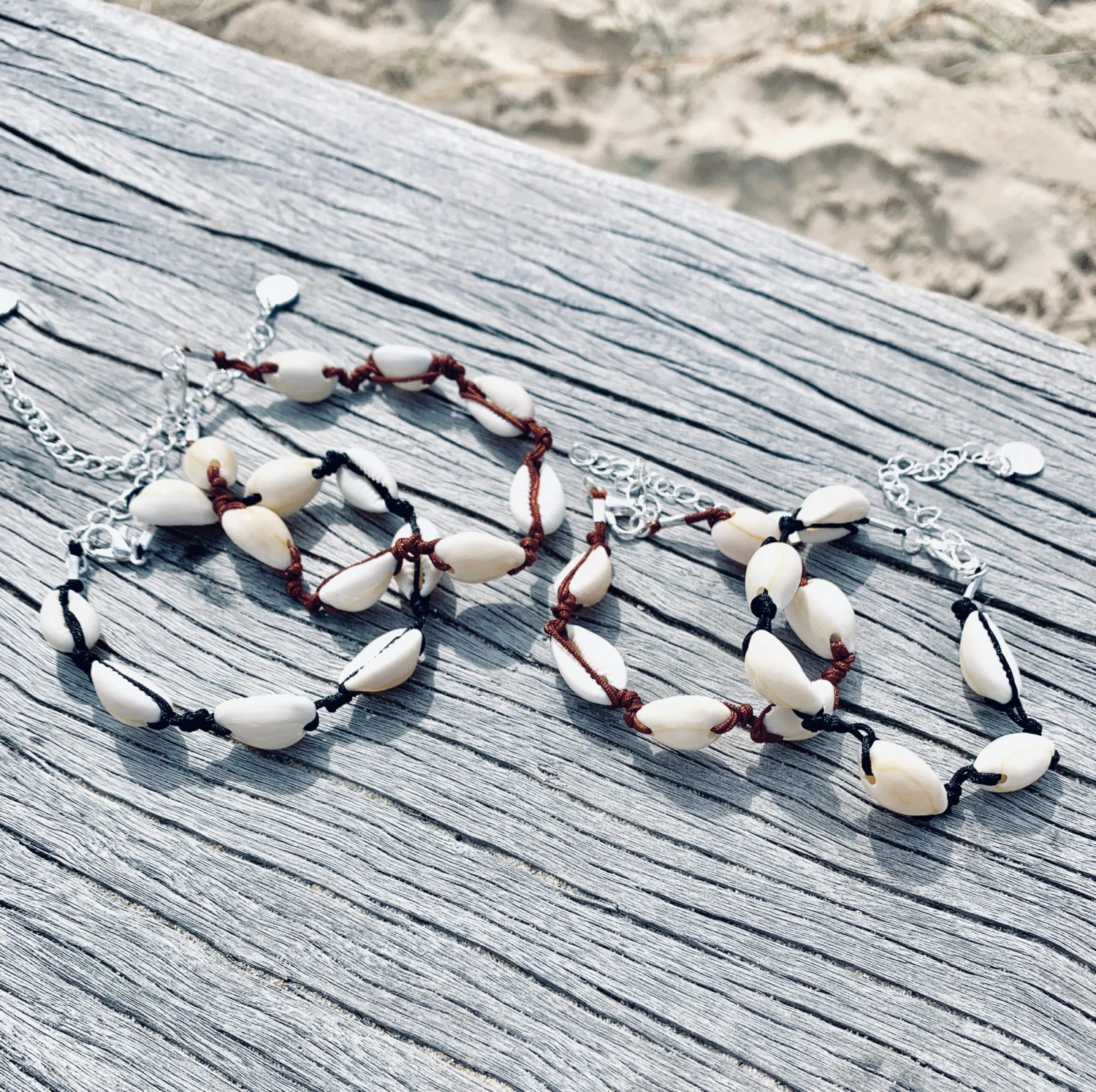 Full Cowrie Shell Bracelet / Anklet 4 Full Cowrie Shell Bracelet / Anklet - Image 2