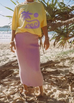 Summer Knitted Organic Skirt - Lavender - Ladies -Salty Shreds image a98611cc 6fd1 478b 8a1c c27c47dba49e 1