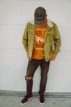 Palms Trees & Acoustics Fade Out Mens Tank -Salty Shreds image ae87685d d8d3 4244 a751 e9a1979395a8