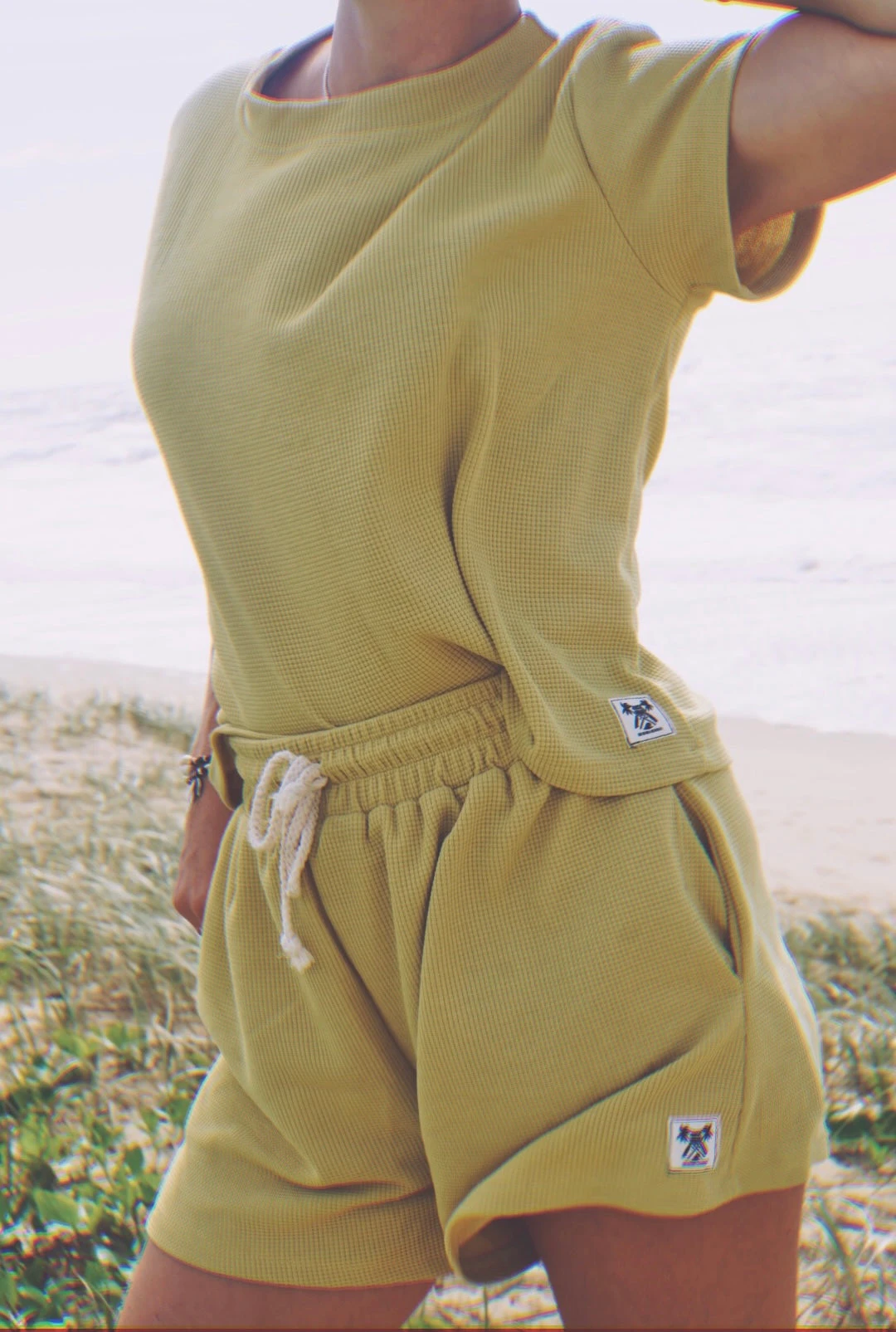 Minimalist Relaxed Waffle Tee - Ladies 3 Minimalist Relaxed Waffle Tee - Ladies