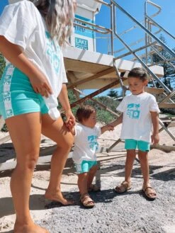 SS Beach Club Ribbed Ocean Bike Short - Ladies