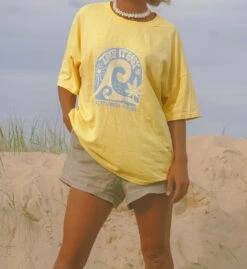 Take It Easy Oversized Yellow Hemp Tee - Ladies -Salty Shreds image baf6335a dbe7 493d 87ff 2989d220aa00 1