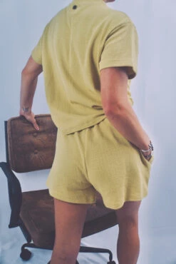 Minimalist Relaxed Waffle Short- Ladies 12 Minimalist Relaxed Waffle Short- Ladies -Salty Shreds image c5578736 0236 4d7a 80e7 574862249c22