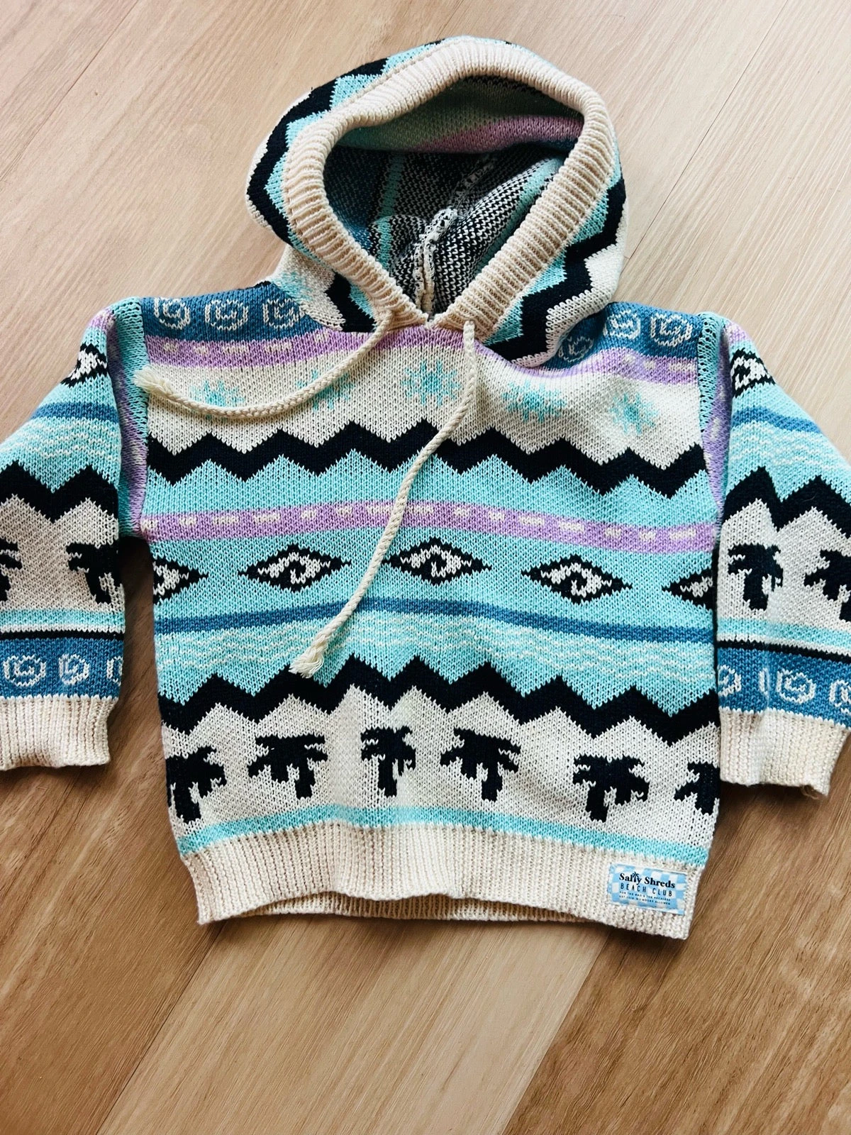 Surf Wanderer Tribal Knit Hoodie - Groms - PRE ORDER 10 Surf Wanderer Tribal Knit Hoodie - Groms - PRE ORDER - Image 8