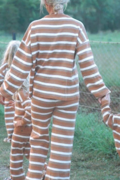 Coastal Striped Organic Knit Pullover - Ladies -Salty Shreds image cff3f6b6 d280 4199 8320 e373267c2bd5