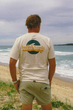 SS Logo Loose Tee - Mens -Salty Shreds image d18ee09c 34f9 434d a5b2 ff4858b74d2f